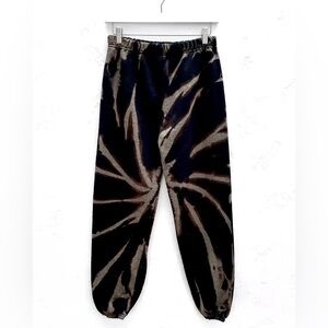 Myrrhe Clothing Los Angeles Hand Dyed Tie Dye Sweats in Graphite